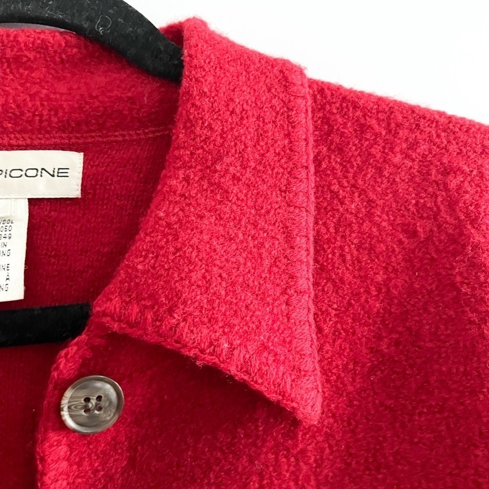 Red Wool Jacket - Picture 6 of 10